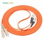 SC-FC MM OM1/OM2 Simplex Fiber Optic Patch Cable