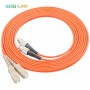 SC-FC MM OM1/OM2 Simplex Fiber Optic Patch Cable