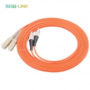 SC-FC MM OM1/OM2 Simplex Fiber Optic Patch Cable