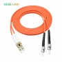LC-ST MM OM1/OM2 Duplex Fiber Optic Patch Cable