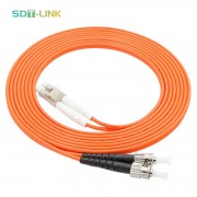 LC-ST MM OM1/OM2 Duplex Fiber Optic Patch Cable