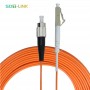 LC-FC MM OM1/OM2 Duplex Fiber Optic Patch Cable