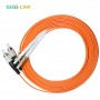 LC-FC MM OM1/OM2 Duplex Fiber Optic Patch Cable