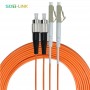 LC-FC MM OM1/OM2 Duplex Fiber Optic Patch Cable