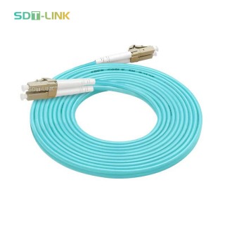 LC-LC MM OM3 Duplex Fiber Optic Patch Cable
