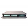 1U 19” Rack Mount Fiber Optic Patch Panel, LGX Fiber Enclosure