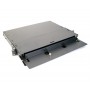 1U 19” Rack Mount Fiber Optic Patch Panel, LGX Fiber Enclosure