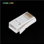 Cat5e/Cat6 UK Type RJ45 Connector Unshielded 8P8C 100 pcs/pack