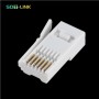 Cat5e/Cat6 UK Type RJ45 Connector Unshielded 8P8C 100 pcs/pack