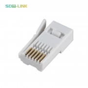 Cat5e/Cat6 UK Type RJ45 Connector Unshielded 8P8C 100 pcs/pack