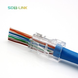 EZ RJ45 Connector Unshielded 8P8C For CAT5e