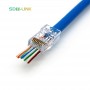 EZ CAT6 RJ45 Unshielded 8P8C Double Row 1.2mm Diameter Connector 