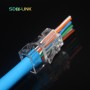 EZ CAT6 RJ45 Unshielded 8P8C Double Row 1.2mm Diameter Connector 