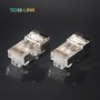 EZ Cat6 Shielded Rj45 Connector Gold-Plated Shell 