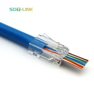 EZ RJ45 Connector Unshielded 8P8C For CAT6