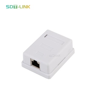 Surface Mount Box Cat5E STP Shielded Single 1 Port