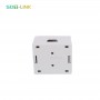 Surface Mount Box Cat5E STP Shielded Double 2 Port 