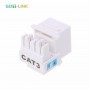 Cat3 Telephone Keystone jack