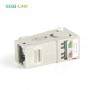 Cat6A FTP Shielded Keystone jack 10 Gigabit