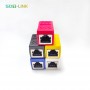 Colorful FTP Shielded RJ45 Inline Coupler