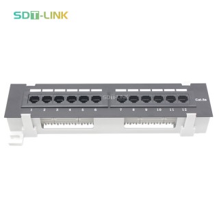 Cat5e Patch Panel 110 Type 12 Port 1U