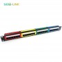 Cat5e Colorful Patch Panel 110 Type 24 Port 1U 