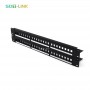 19'' 2U Unloaded Cat5e/Cat6 FTP Shielded Patch Panel 48 Port