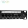 Cat6 Patch Panel 110 Type 24 Port 1U