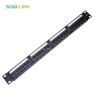 Cat6 Patch Panel 110 Type 24 Port 1U