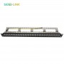 19'' 1U CAT7 FTP Shielded Patch Panel 24 Port