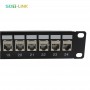 19'' 1U CAT7 FTP Shielded Patch Panel 24 Port