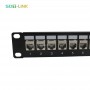 19'' 1U CAT7 FTP Shielded Patch Panel 24 Port