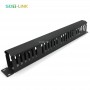 1U 19'' Data Cabinet Cable Management Bar 24 Port