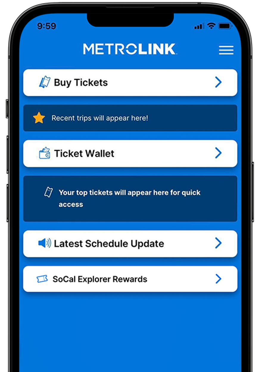 Metrolink Mobile App